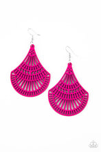 Load image into Gallery viewer, Tropical Tempest - Pink earring B095
