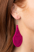 Load image into Gallery viewer, Tropical Tempest - Pink earring B095
