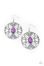 Load image into Gallery viewer, Southwest Walkabout - Purple earring 1734
