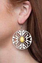 Load image into Gallery viewer, Southwest Walkabout - Yellow earring 1691
