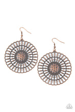 Load image into Gallery viewer, Rustic Groves - Copper earring 1510
