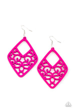 Load image into Gallery viewer, VINE For The Taking - Pink earring E105
