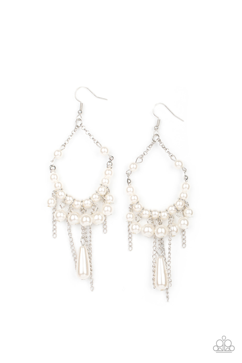 Party Planner Posh - White earring 1914