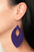 Load image into Gallery viewer, One Beach At A Time - Purple earring 2033
