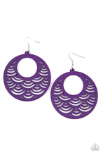 Load image into Gallery viewer, SEA Le Vie! - Purple earring 1802
