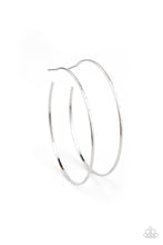 Load image into Gallery viewer, Very Curvaceous - Silver hoop earring 952
