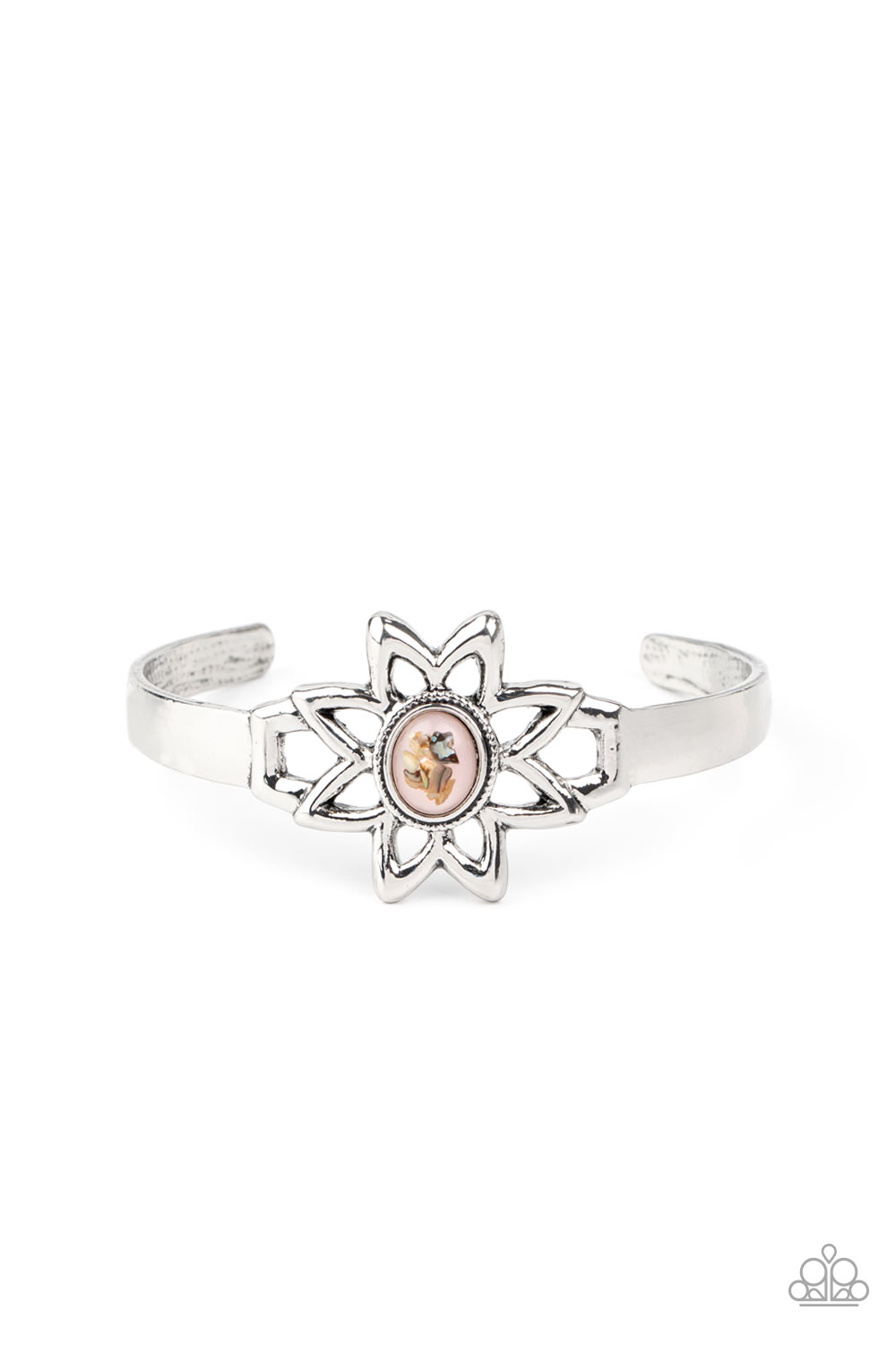 Sahara Garden - Pink cuff bracelet 1878