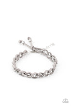 Load image into Gallery viewer, SUEDE Side to Side - Silver bracelet 1813
