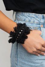 Load image into Gallery viewer, Homespun Hardware - Black bracelet 1861
