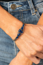 Load image into Gallery viewer, Dream Beam - Blue cuff bracelet 1577
