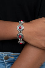 Load image into Gallery viewer, Flirty Finery - Red bracelet B095
