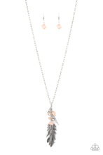 Load image into Gallery viewer, Feather Flair - Pink necklace 1740
