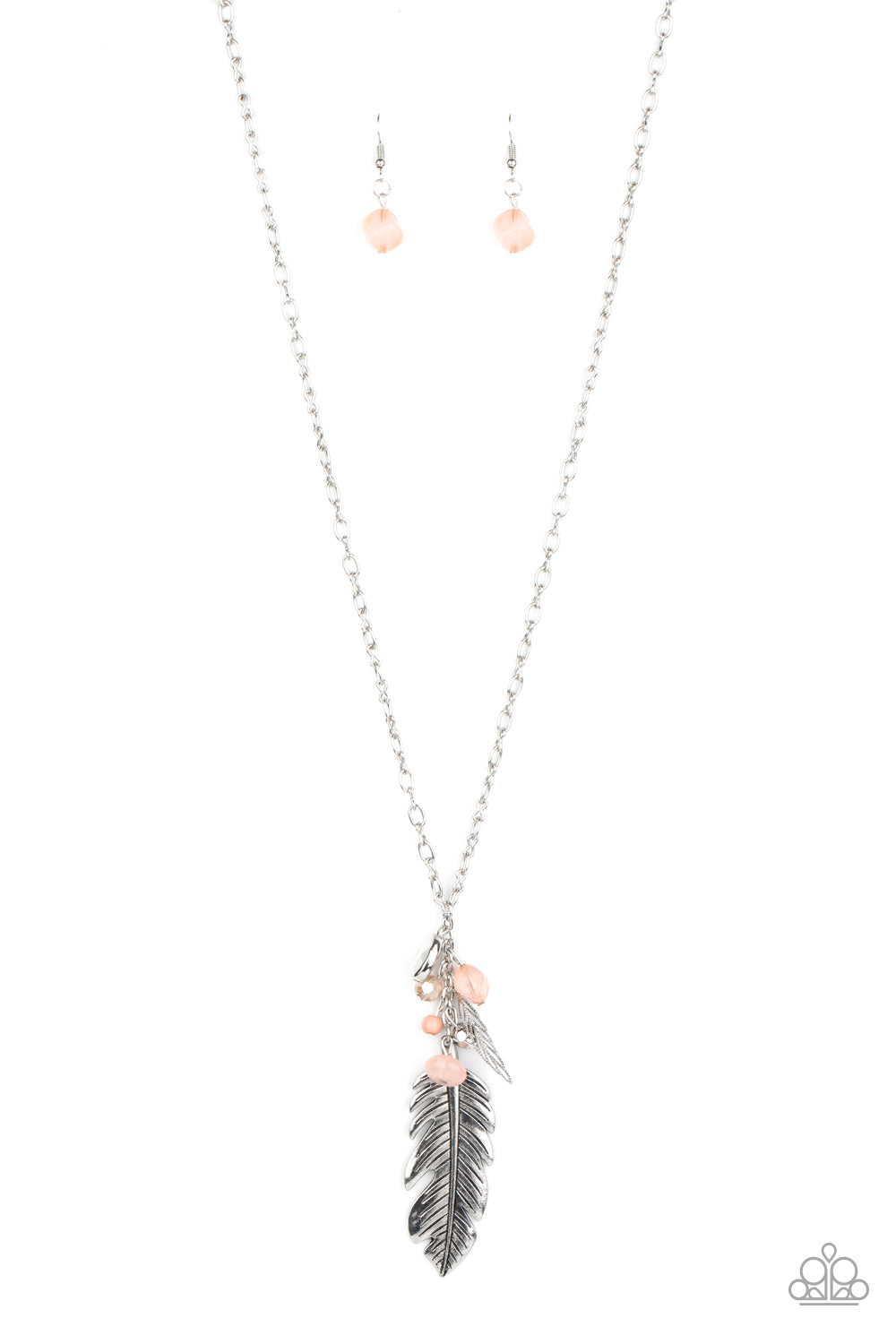 Feather Flair - Pink necklace 1740