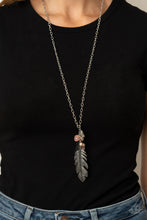 Load image into Gallery viewer, Feather Flair - Pink necklace 1740
