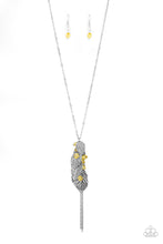 Load image into Gallery viewer, I Be-LEAF - Yellow necklace 1748
