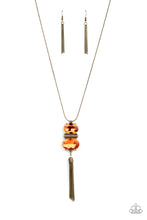 Load image into Gallery viewer, Runway Rival - Orange necklace 986
