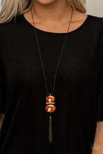 Load image into Gallery viewer, Runway Rival - Orange necklace 986
