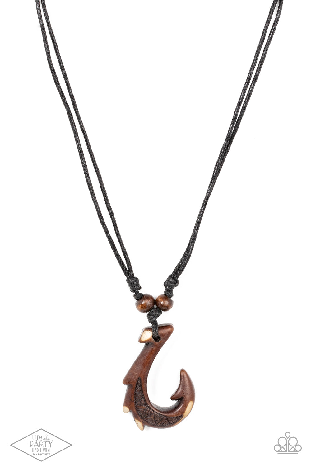 Off The Hook - brown urban necklace BLACK DIAMOND EXCLUSIVE A045