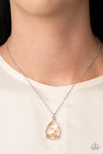 Load image into Gallery viewer, Stormy Shimmer - Orange necklace 2065
