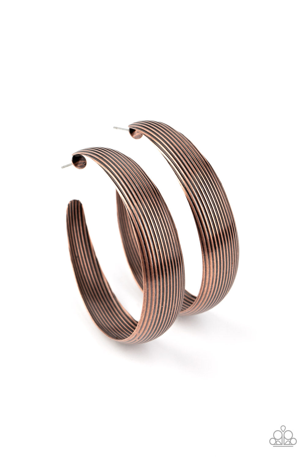 Desert Wanderings - Copper hoop earring 1702