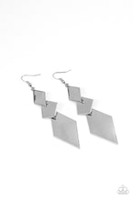 Load image into Gallery viewer, Danger Ahead - Silver earring 1607
