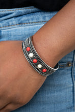 Load image into Gallery viewer, Quarry Quake - Red cuff bracelet 1871
