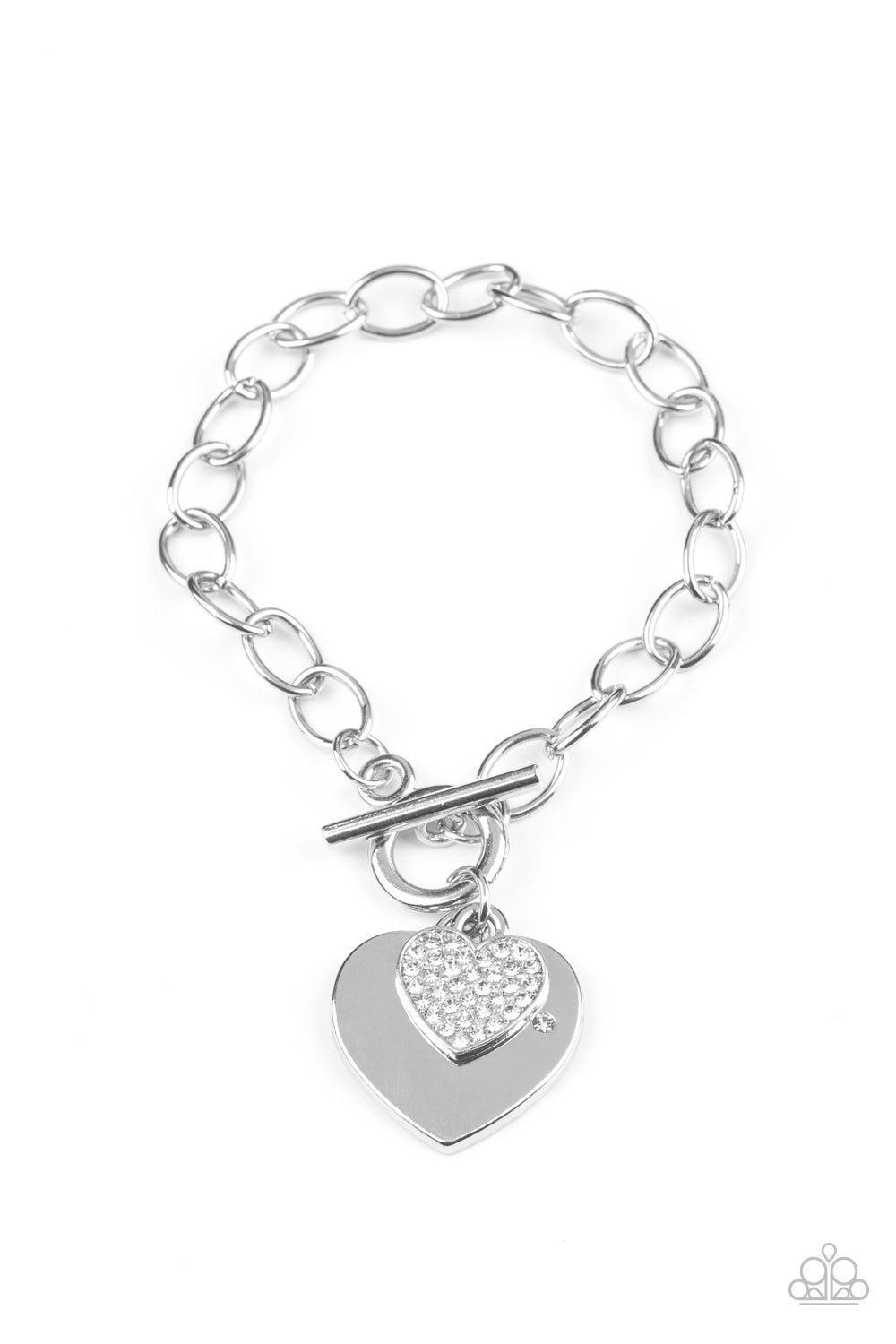 Heartbeat Bedazzle - White 1830