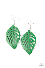 Load image into Gallery viewer, LEAF 'Em Hanging - Green earring 1879
