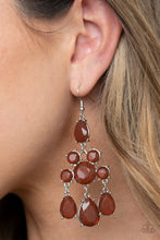 Load image into Gallery viewer, Afterglow Glamour - Brown earring 1720

