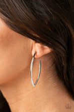 Load image into Gallery viewer, Point-Blank Beautiful - Silver hoop earring 1620
