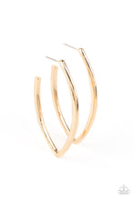 Load image into Gallery viewer, Point-Blank Beautiful - Gold hoop earring 1521
