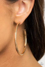 Load image into Gallery viewer, Sultry Shimmer - Gold hoop earring 1627
