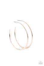 Load image into Gallery viewer, Don't Lose Your Edge - Rose Gold hoop earring 1874
