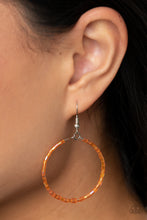 Load image into Gallery viewer, Colorfully Curvy - Orange earring 533

