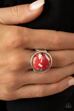 Load image into Gallery viewer, Marble Mosaic - Red ring 1827
