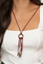 Load image into Gallery viewer, Feel at HOMESPUN - Red necklace 1864
