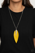 Load image into Gallery viewer, Quill Quest - Yellow necklace 1949
