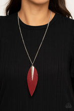 Load image into Gallery viewer, Quill Quest - Red necklace 1892
