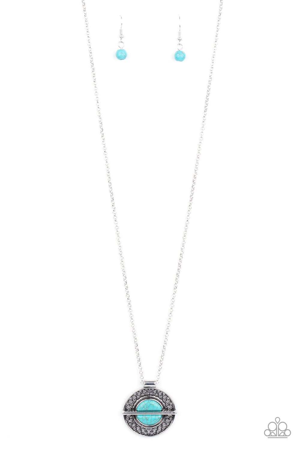 Adobe Adornment - Blue necklace 2058