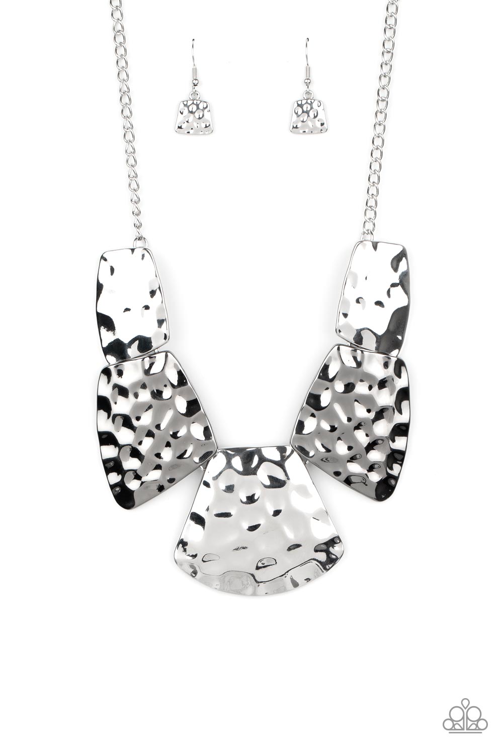 HAUTE Plates - Silver necklace 1655B