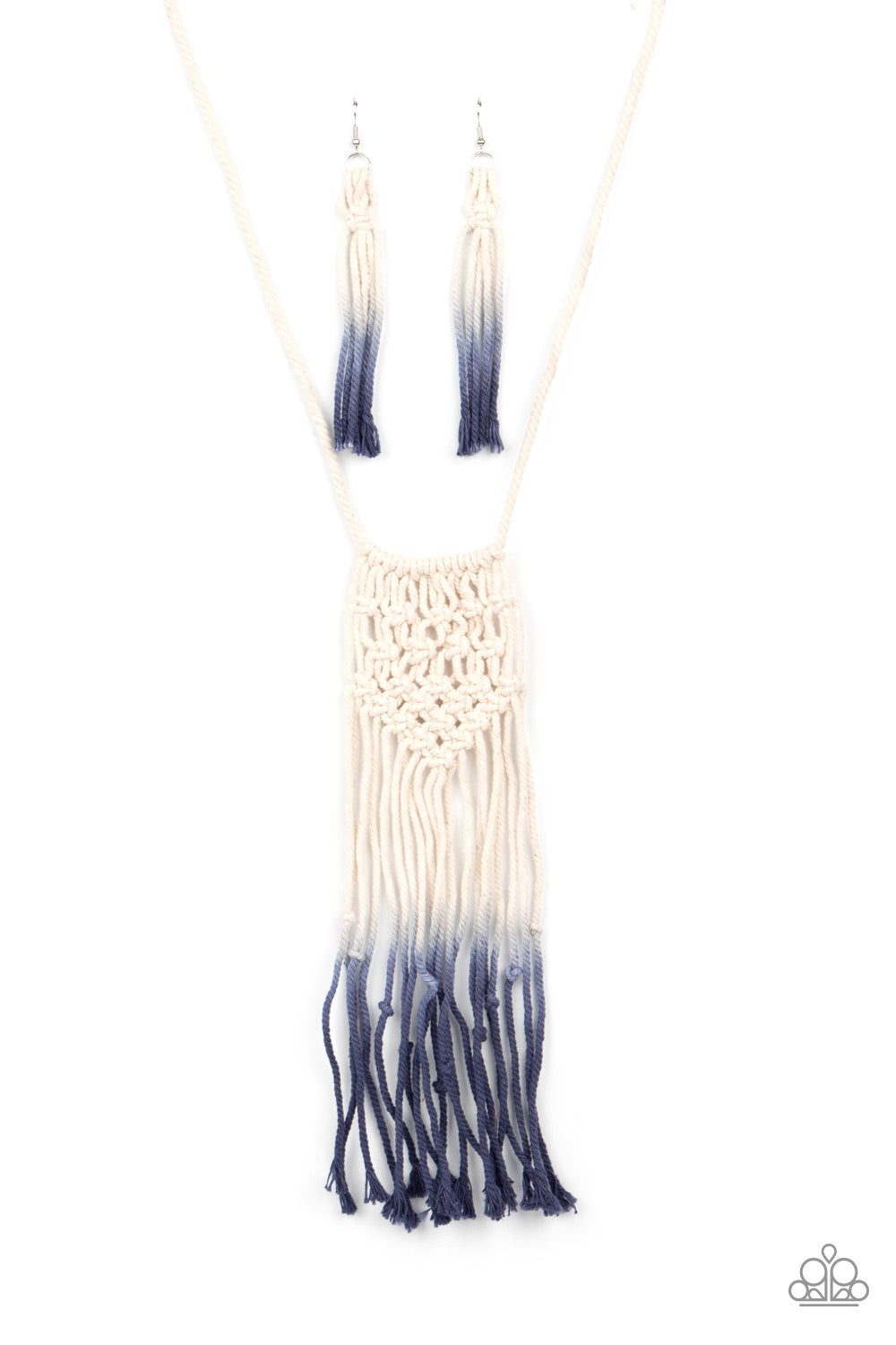 Surfin' The Net - Blue necklace A068