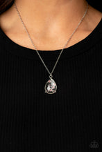 Load image into Gallery viewer, Stormy Shimmer - Purple necklace 1834
