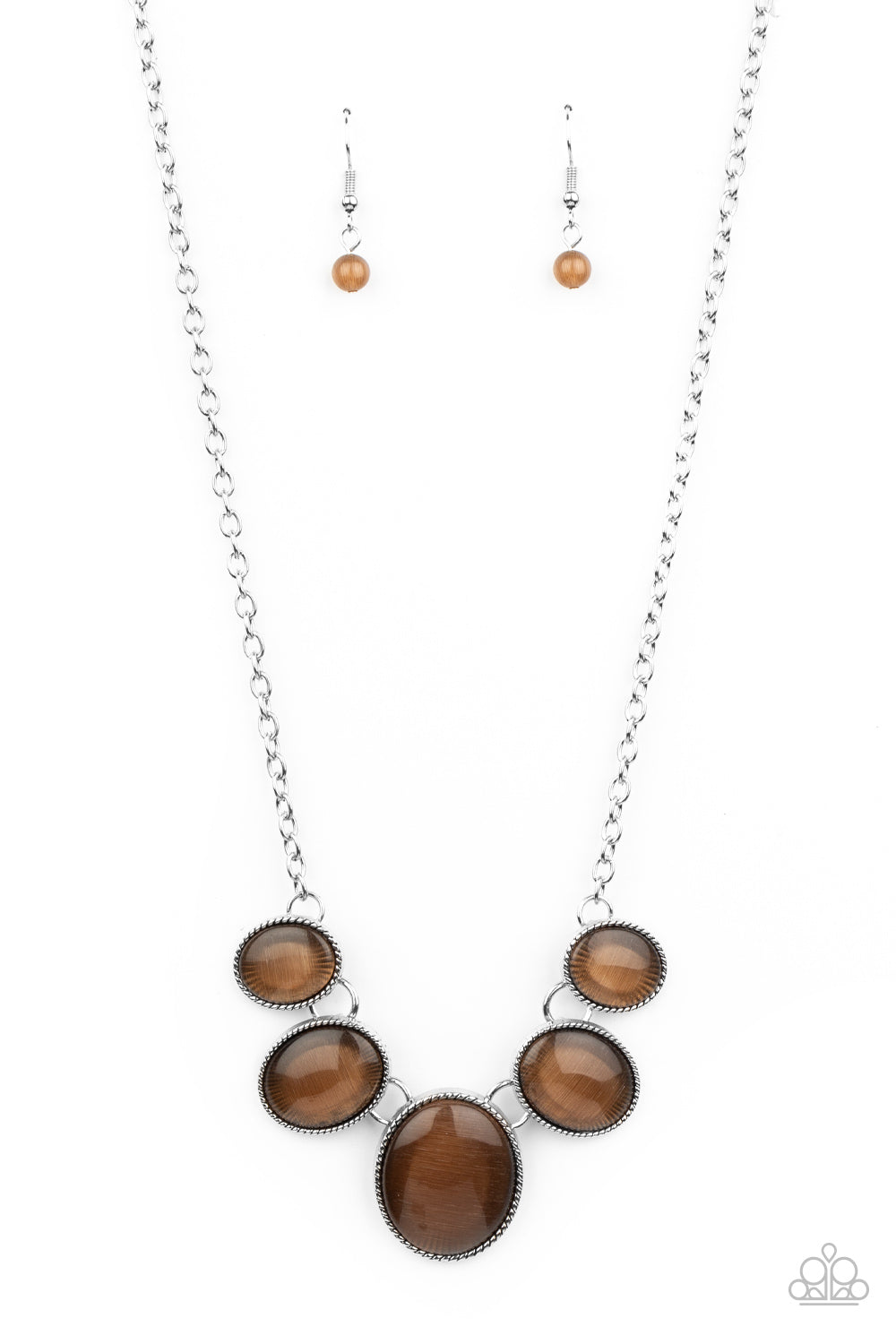 One Can Only GLEAM - Brown necklace 1835