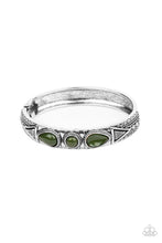Load image into Gallery viewer, Radiant Ruins - Green hinge bracelet F022
