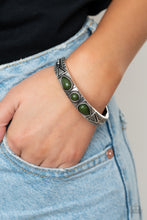 Load image into Gallery viewer, Radiant Ruins - Green hinge bracelet F022
