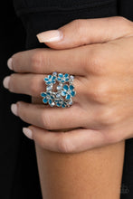 Load image into Gallery viewer, Blooming Banquet - Blue ring 1879
