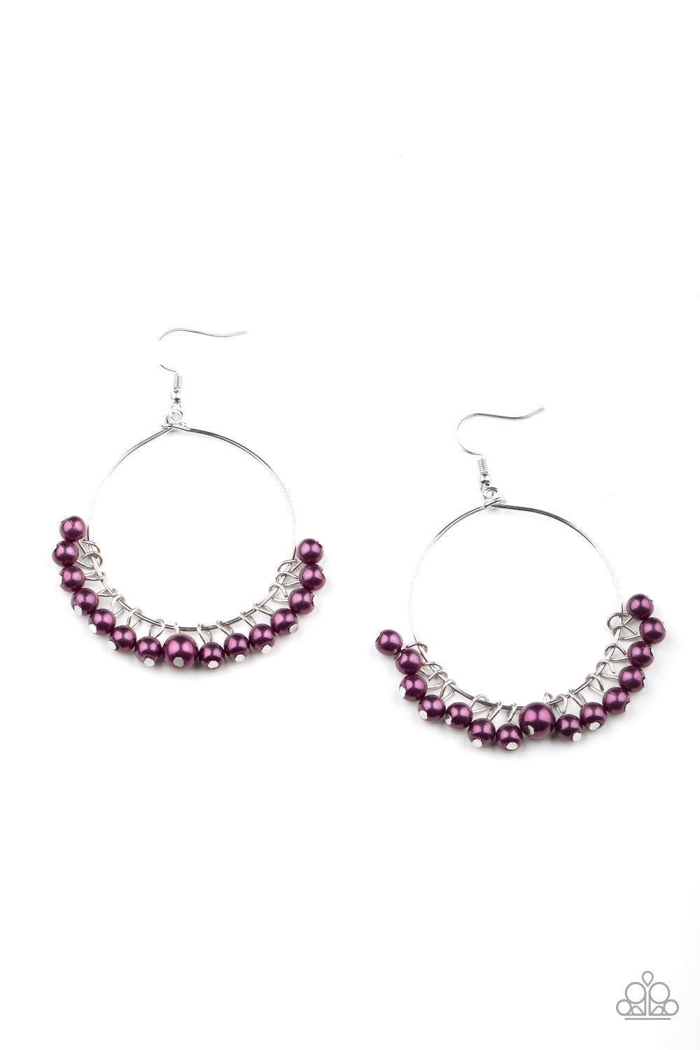 Things Are Looking UPSCALE - Purple earring 1593