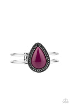 Load image into Gallery viewer, Over The Top Pop - Purple hinge bracelet F034
