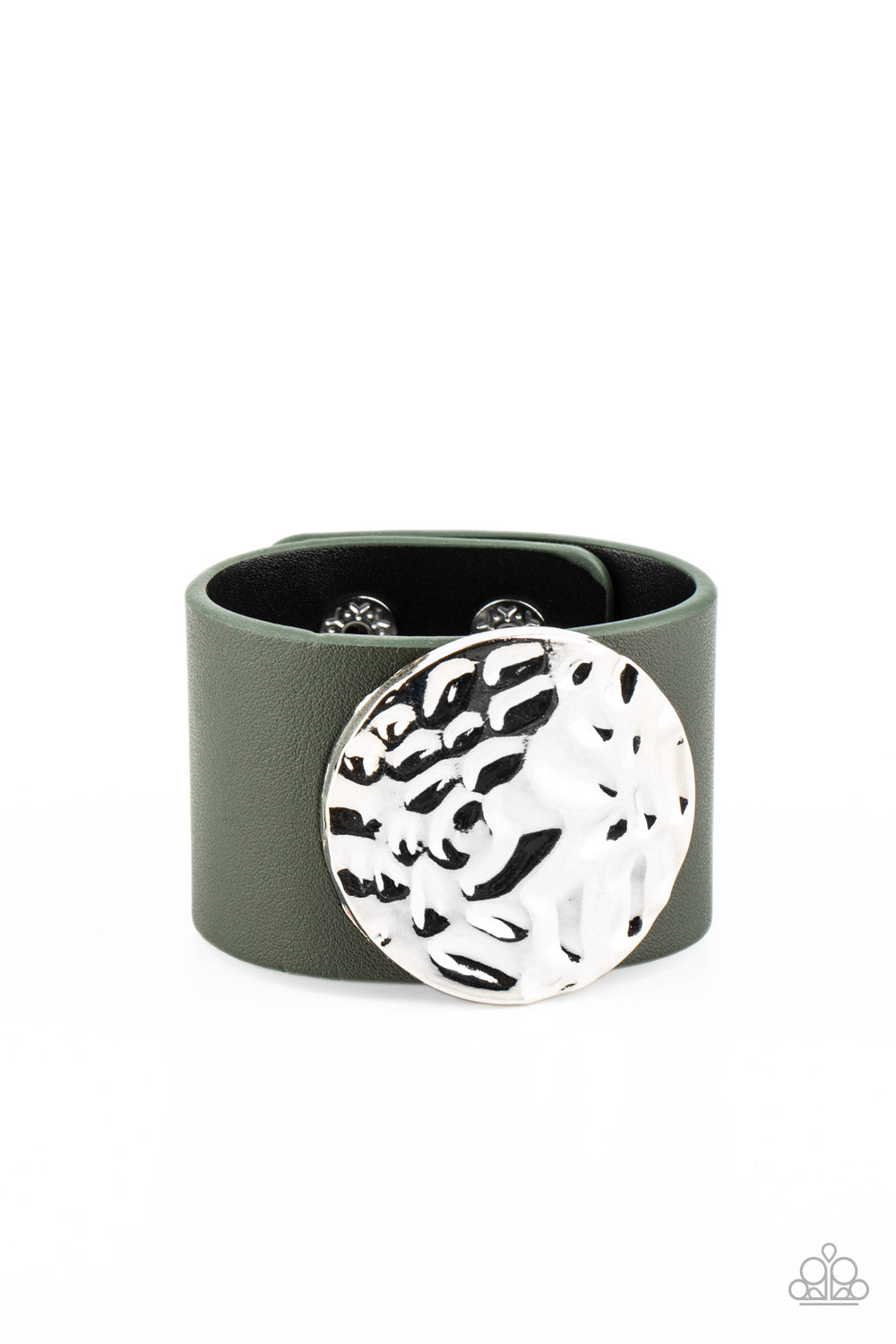 The Future Looks Bright - Green snap bracelet C028