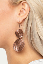 Load image into Gallery viewer, HARDWARE-Headed - Copper earring 1610
